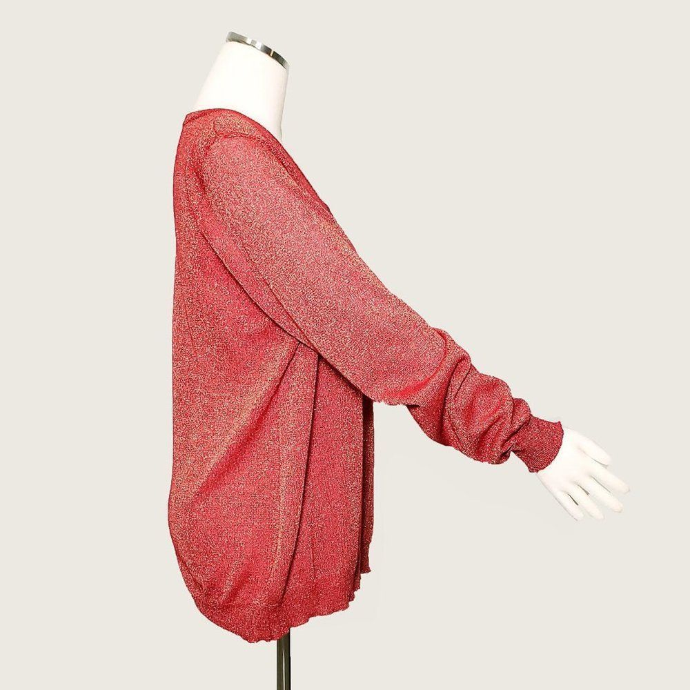 Basic Editions Metallic Cardigan - Picture 4 of 8